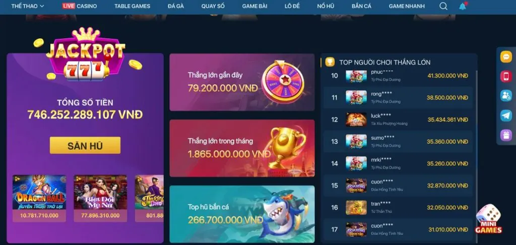 Chương trình VIP mwc77